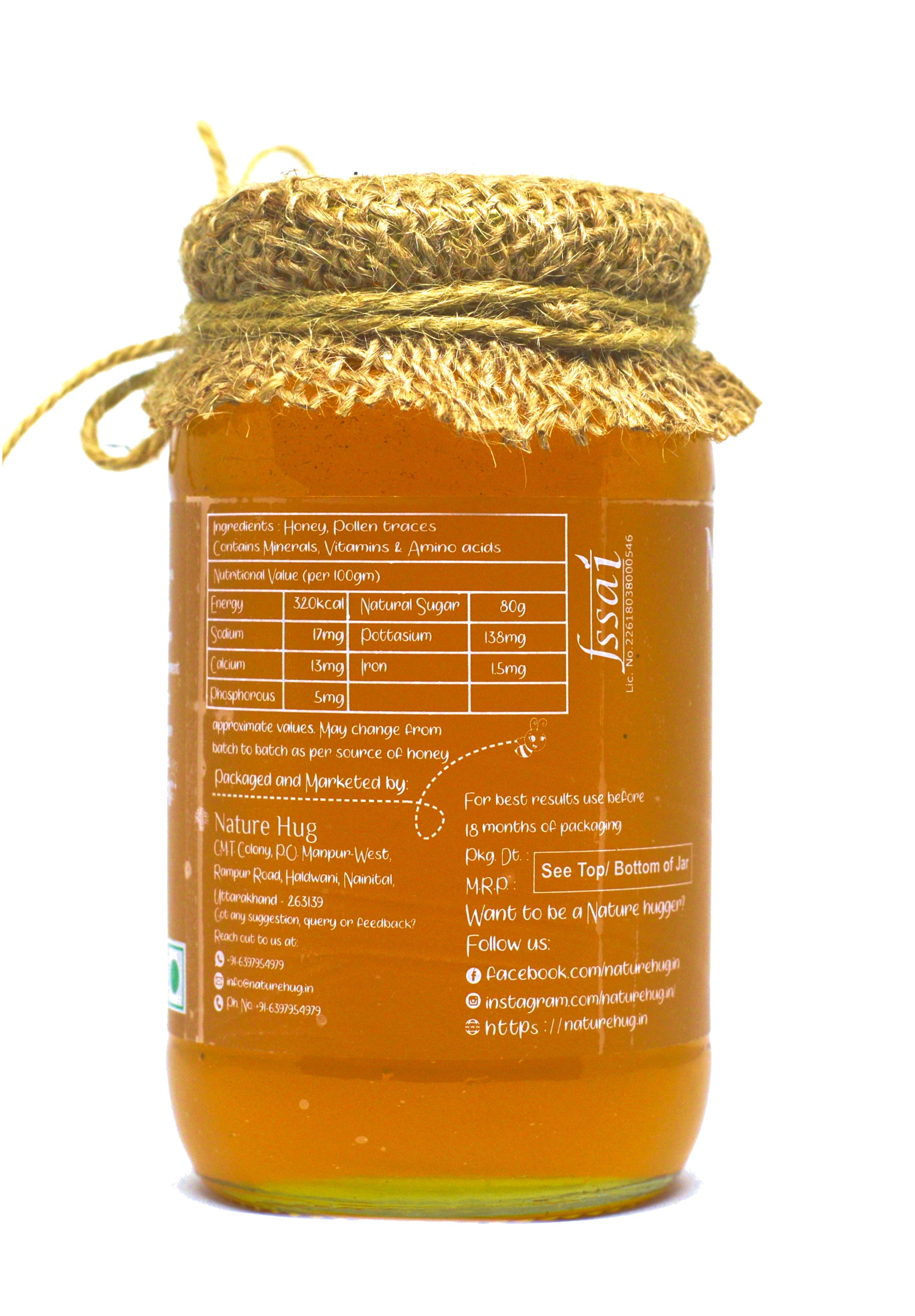 Raw Forest Honey(500g) & Premium Raw Kashmir Honey(500g) Combo
